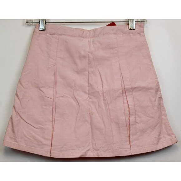 NWT 2005 Gymboree It's a Girl Thing Pink Corduroy Skort sz 10 12 Bow Pleats Cute - Picture 3 of 9